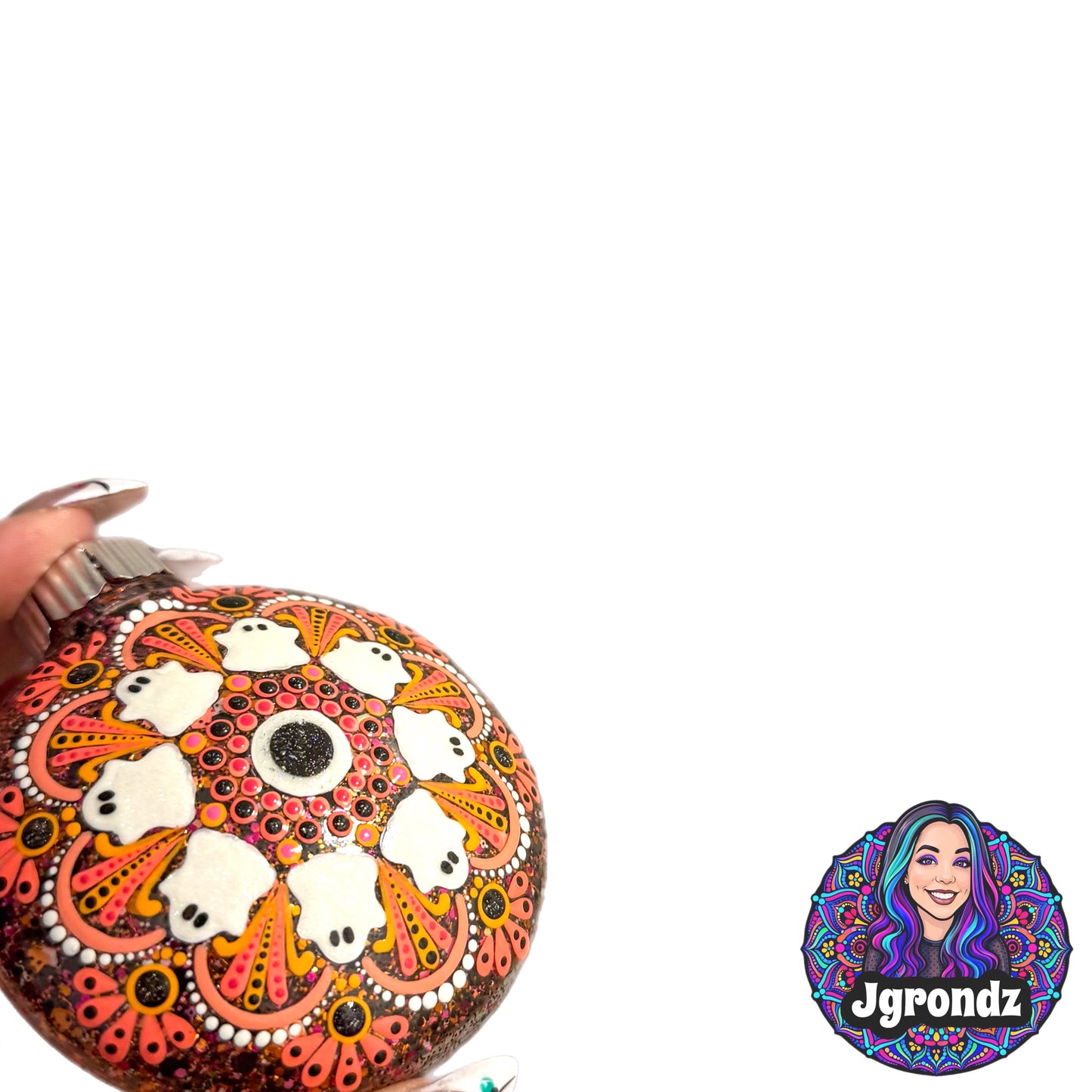 3” Halloween Mandala Ornament