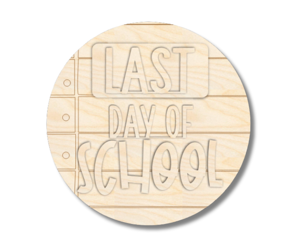 Unfinished Wood School Signs | Wood Craft Cutouts | 1/4" Thick |