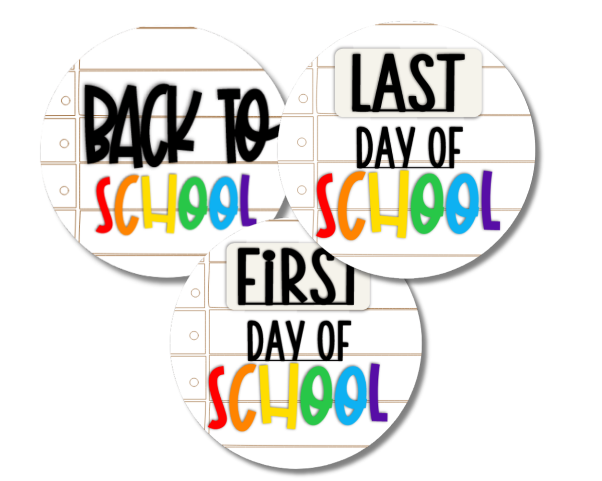 Unfinished Wood School Signs | Wood Craft Cutouts | 1/4" Thick |