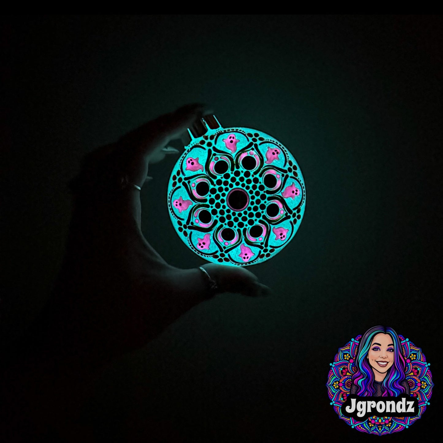 3” Halloween Mandala Ornament