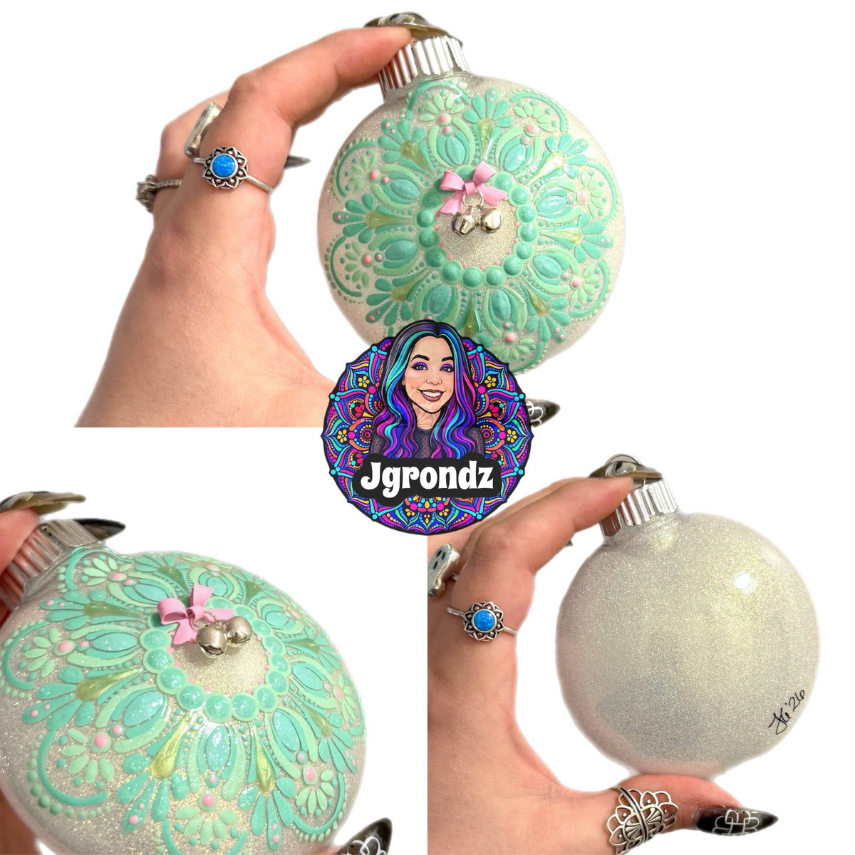3” Wreath Mandala Ornament