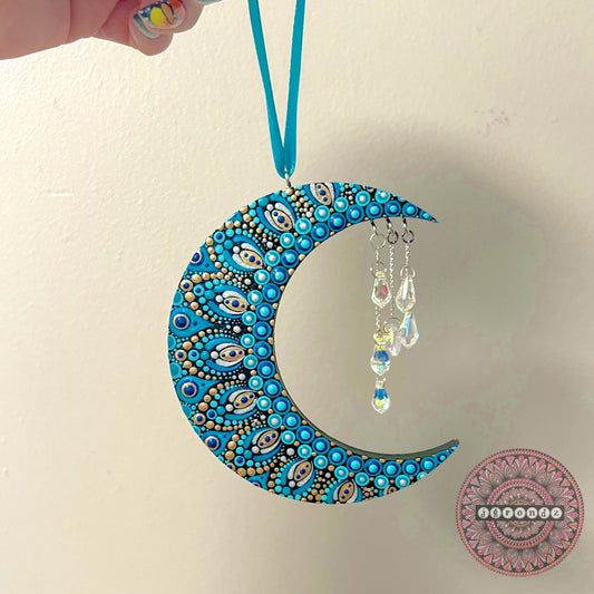 Mandala Moon Suncatcher