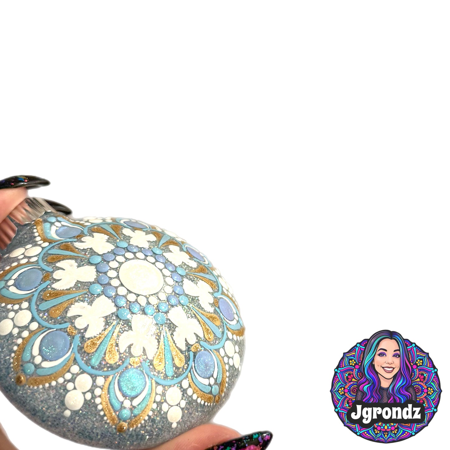 3” Angel Mandala Ornament