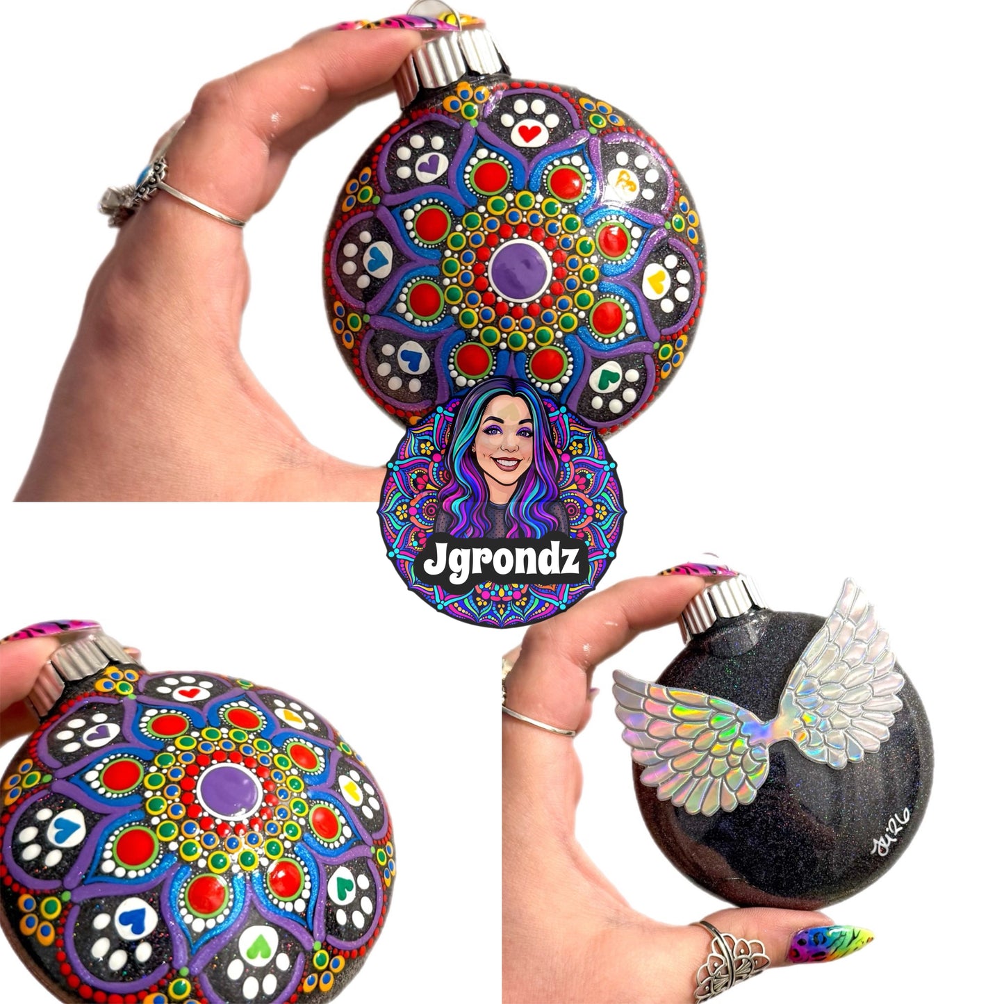 3” Pet Memorial Mandala Ornament