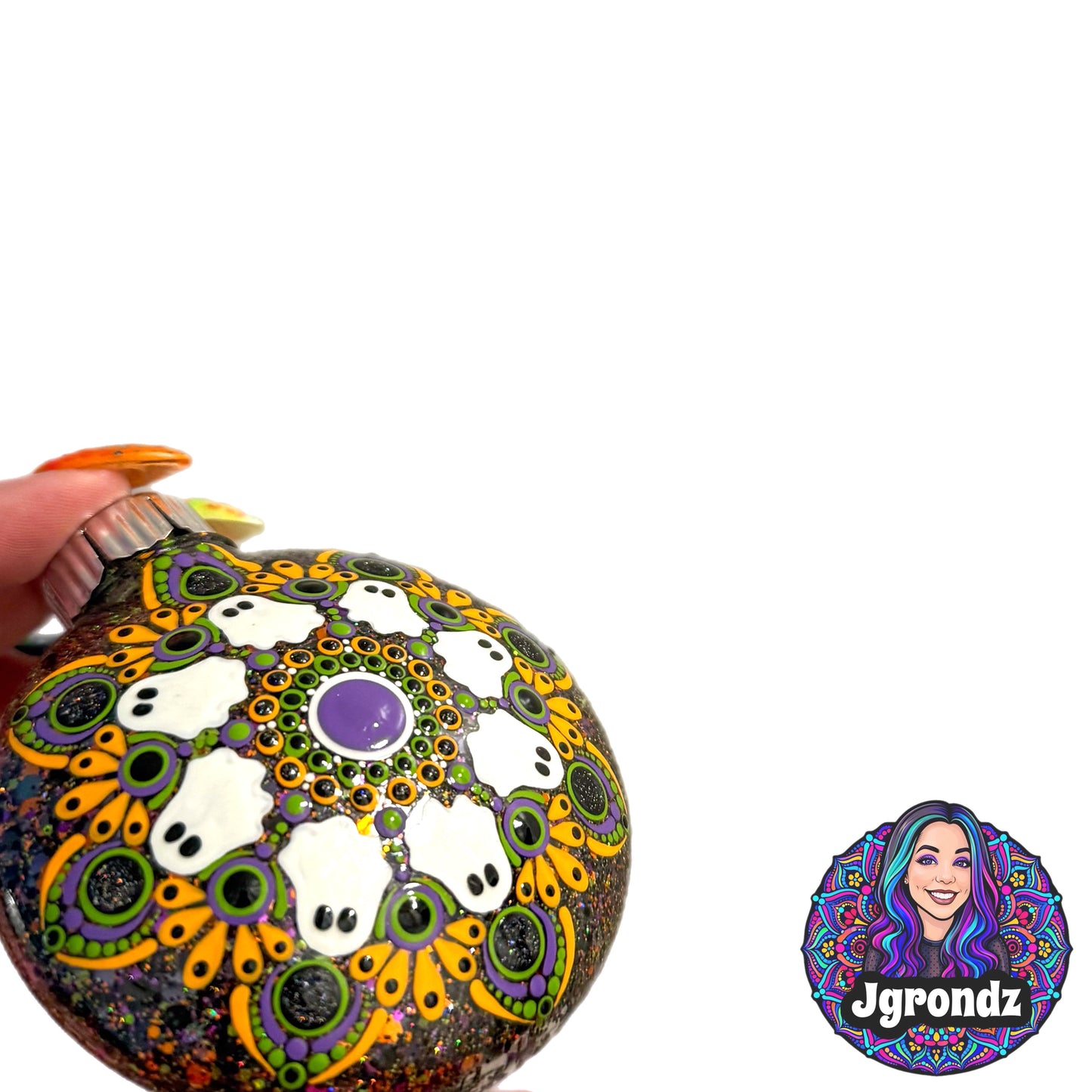 3” Halloween Mandala Ornament