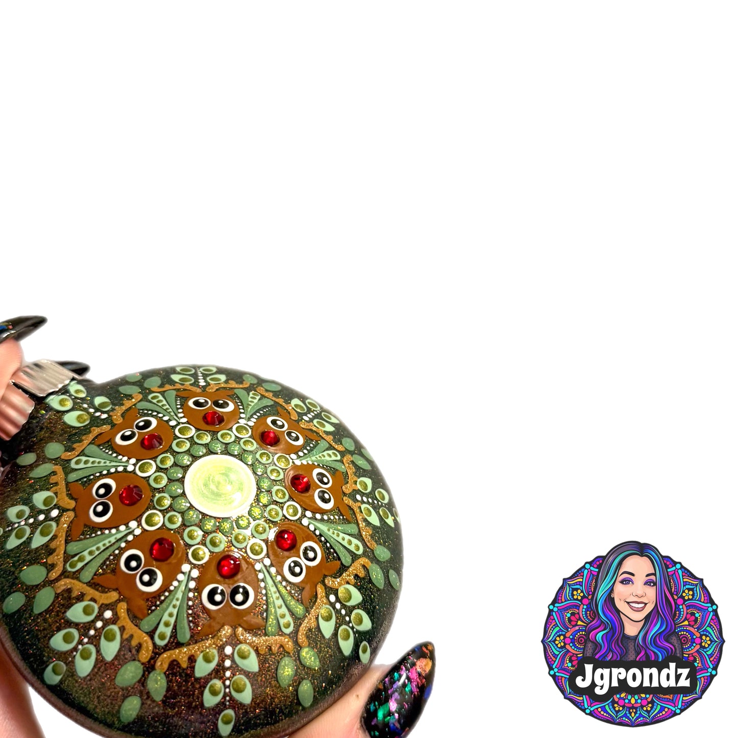 3” Reindeer Mandala Ornament