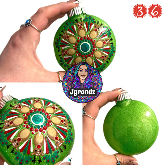 3” Reindeer Mandala Ornament