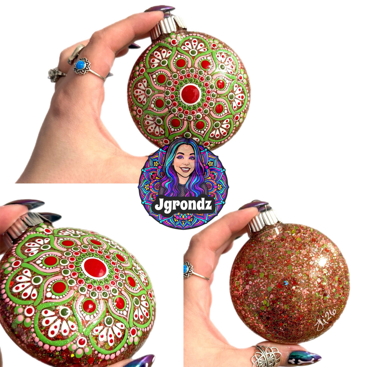 3” Mandala Ornament