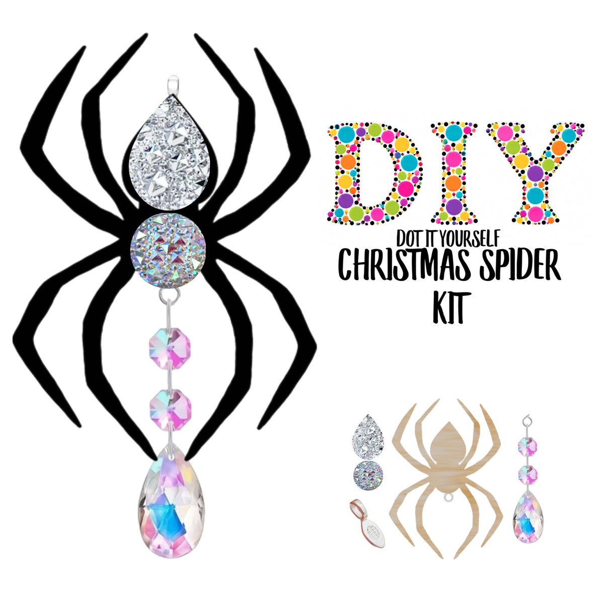 DIY Christmas Spider Kit