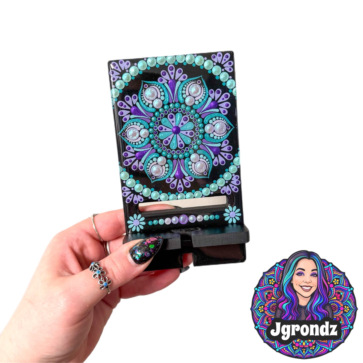 Mandala Phone Stand