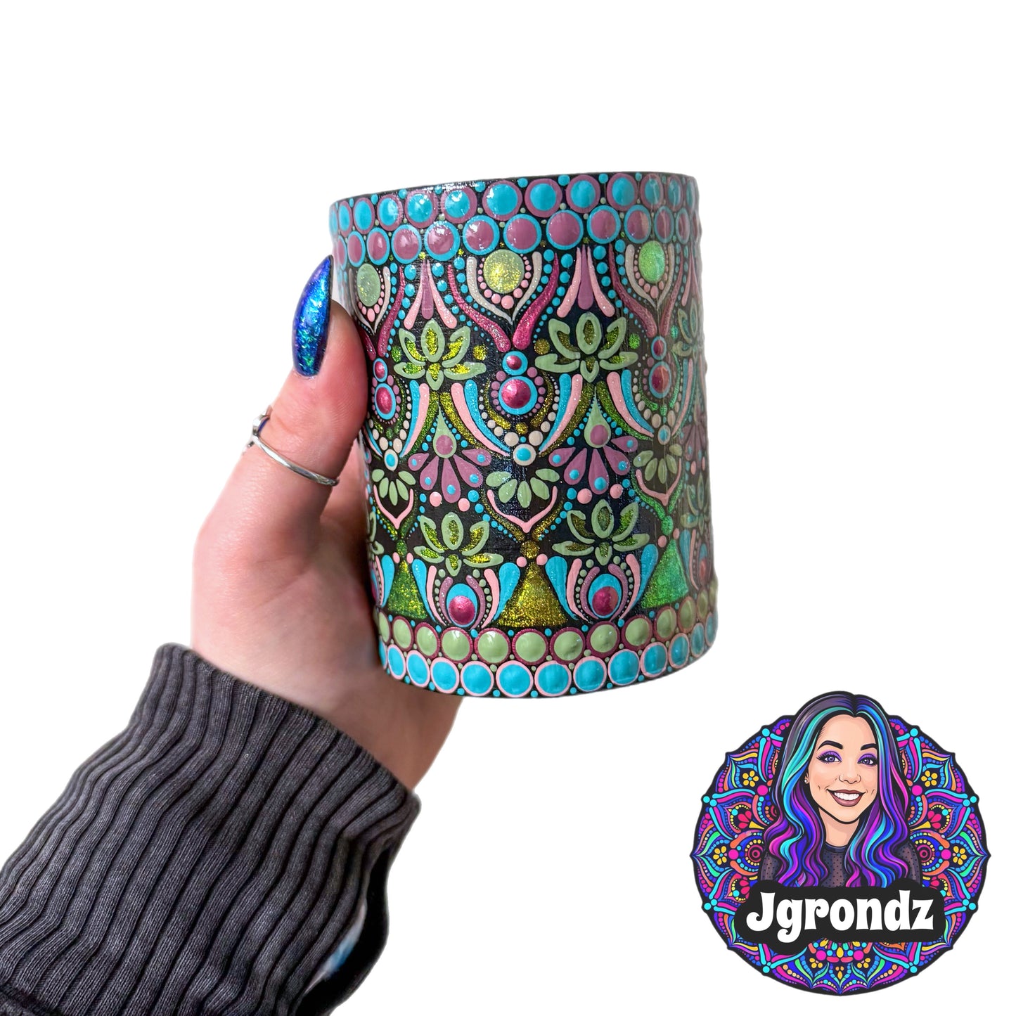 Mandala Pen Cup