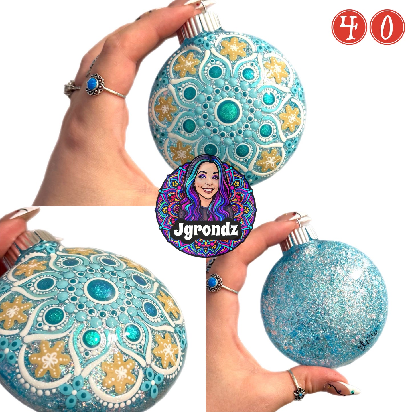 3” Cookie Mandala Ornament