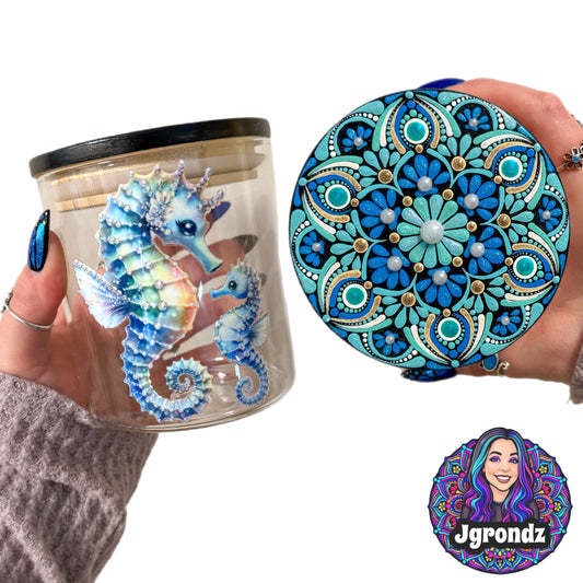 Mandala Stash Jar
