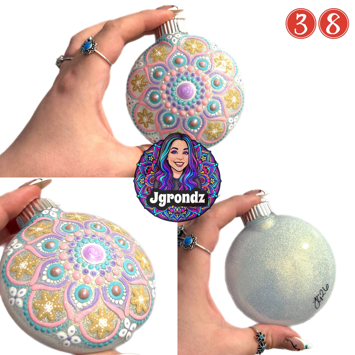 3” Cookie Mandala Ornament
