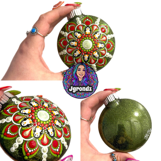 3” Penguin Mandala Ornament