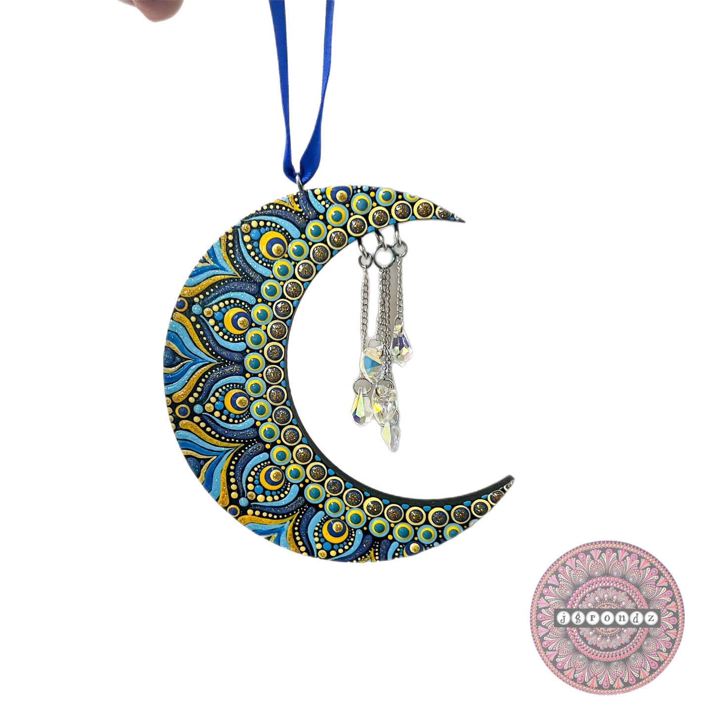 Mandala Moon Suncatcher