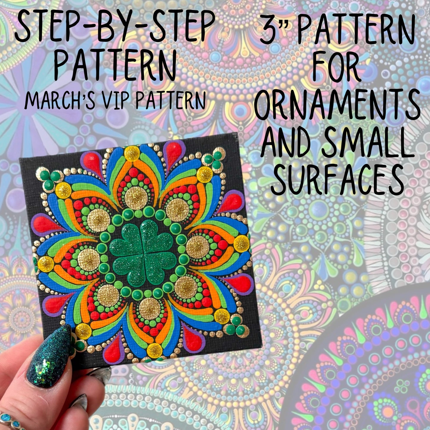 3" Mandala Pattern