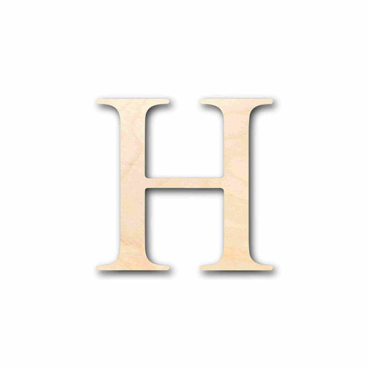 Unfinished Wood Greek letter Eta Silhouette - Craft- up to 46" DIY