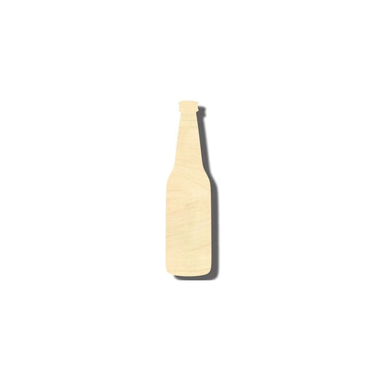 Unfinished Wood Beer Soda Pop Bottle Shape - Bar Decor - Craft - up to 46" DIY