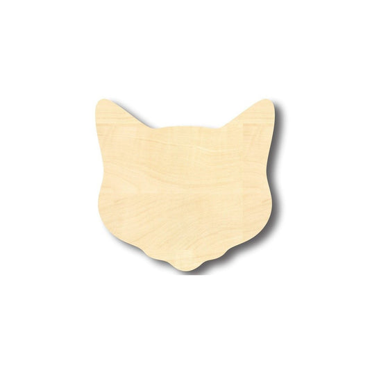 Unfinished Wood Cat Head Shape - Animal - Pet - Craft - up to 46" DIY