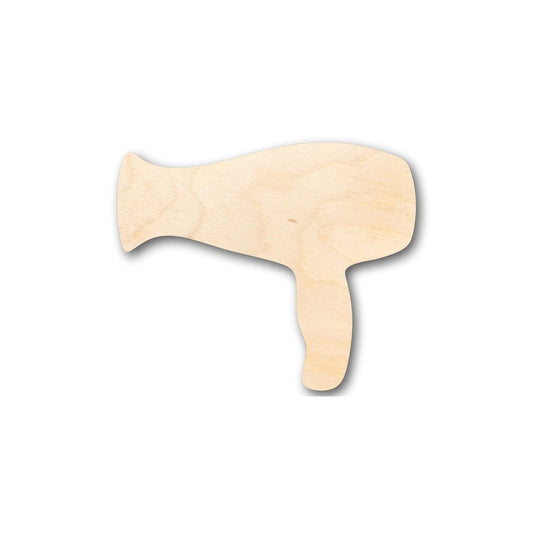 Unfinished Wood Hair Dryer Shape - Salon - Craft - up to 46" DIY
