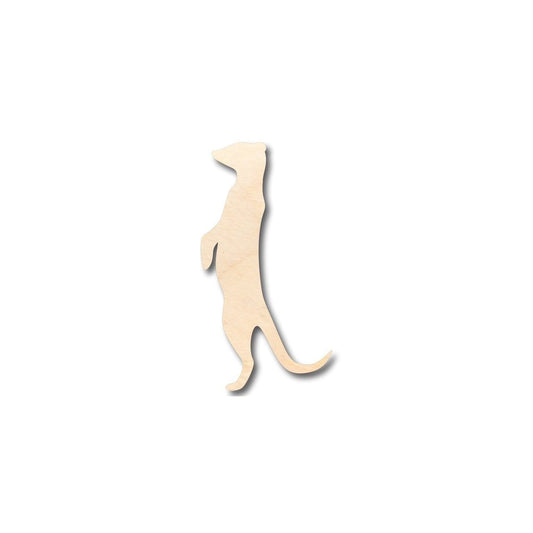 Unfinished Wood Meerkat Shape - Animal - Safari - Craft - up to 46" DIY