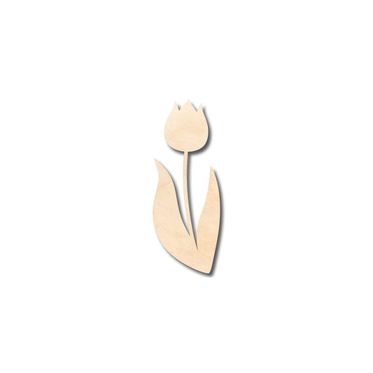 Unfinished Wood Tulip Shape - Spring - Flower - Craft - up to 46" DIY