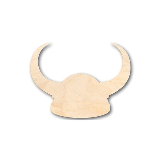 Unfinished Wood Viking Hat Shape - Football - History - Craft - up to 46" DIY