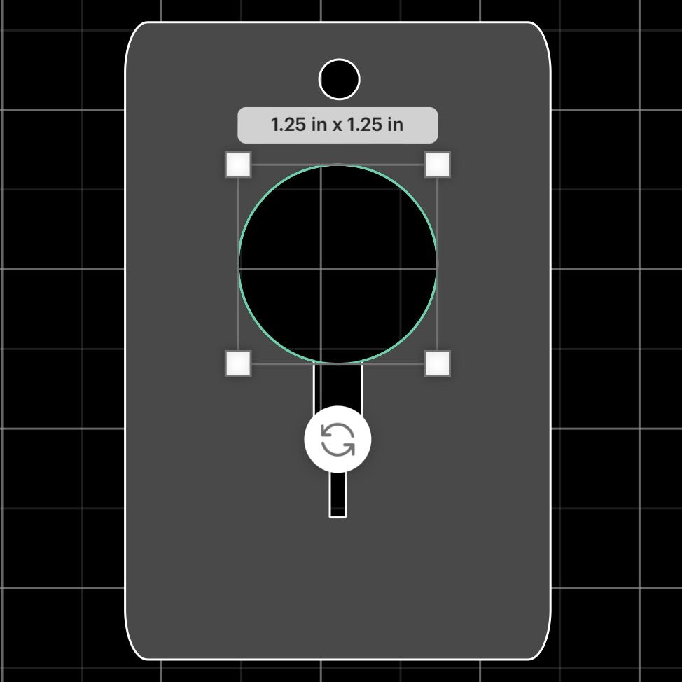 Kraft Badge Reel Display Cards