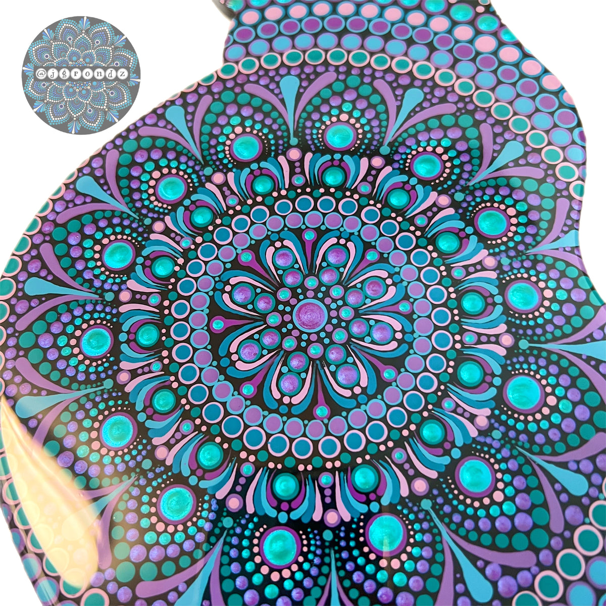 Cat Resin & Dot Art