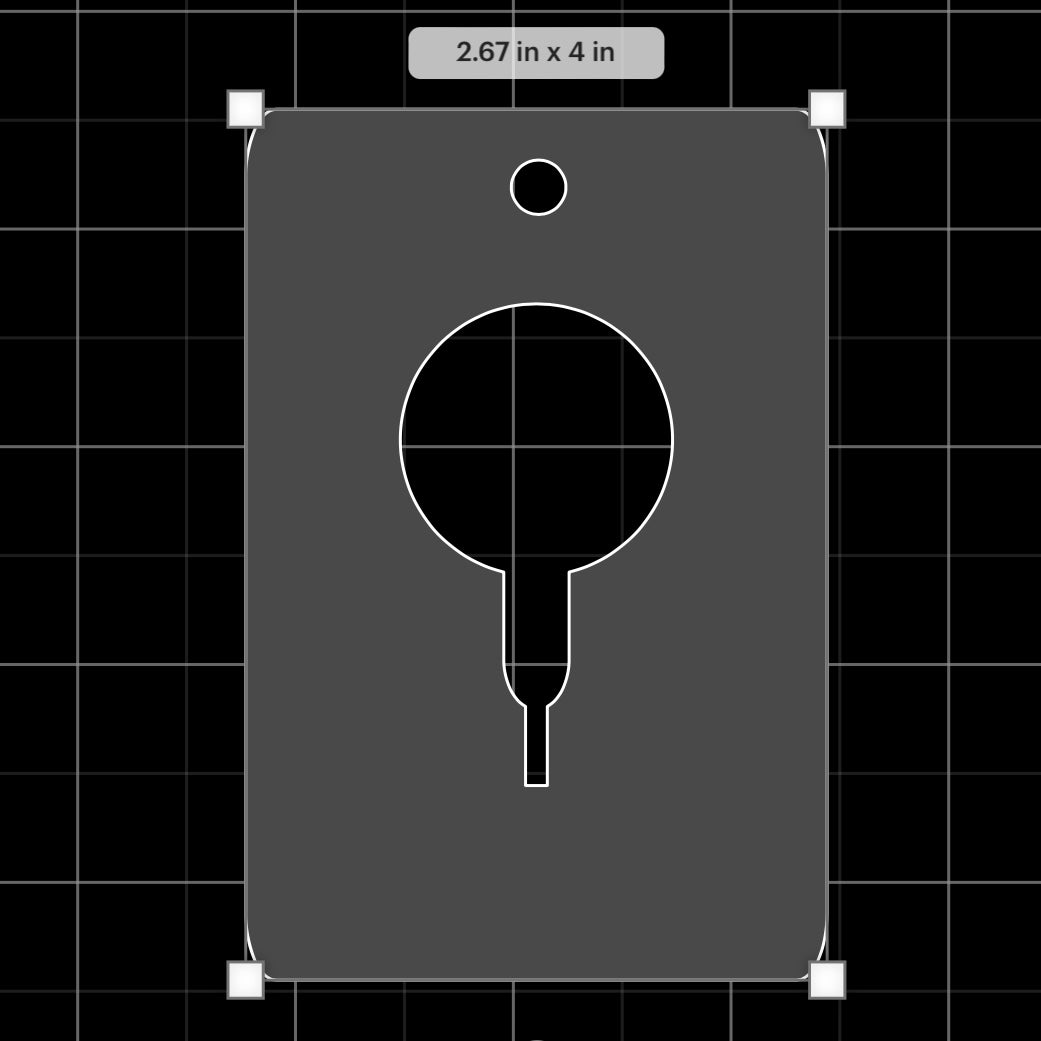 Kraft Badge Reel Display Cards